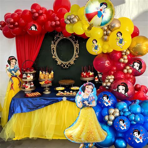 snow white birthday party decorations|snow white theme party decorations.